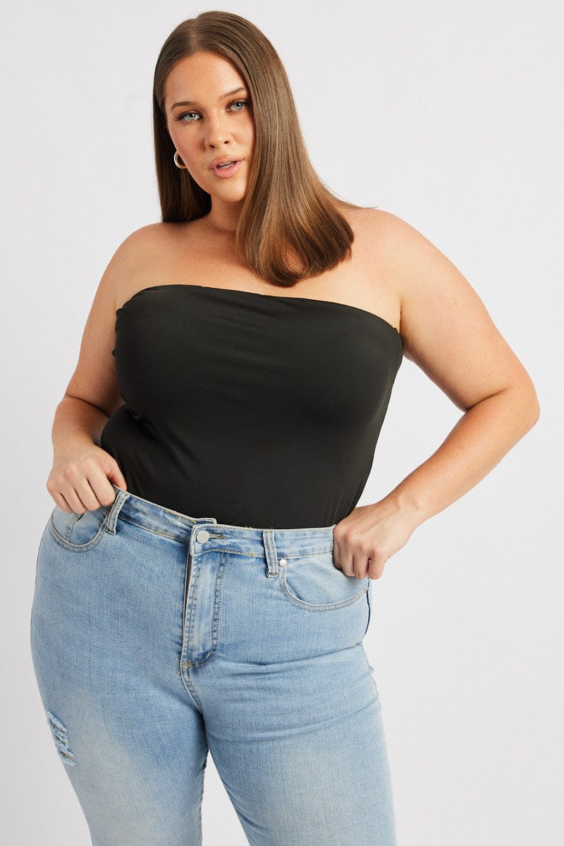 Black Bandeau Top for YouandAll Fashion