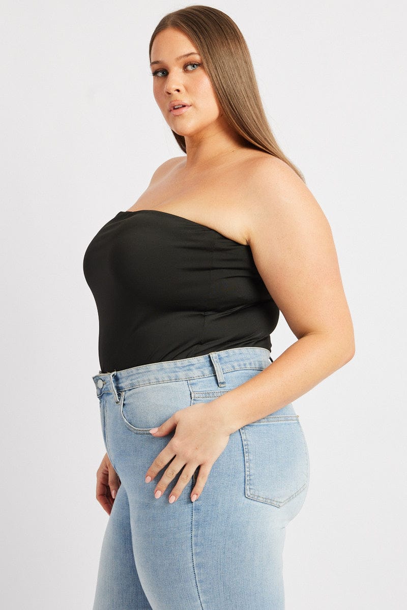 Black Bandeau Top for YouandAll Fashion