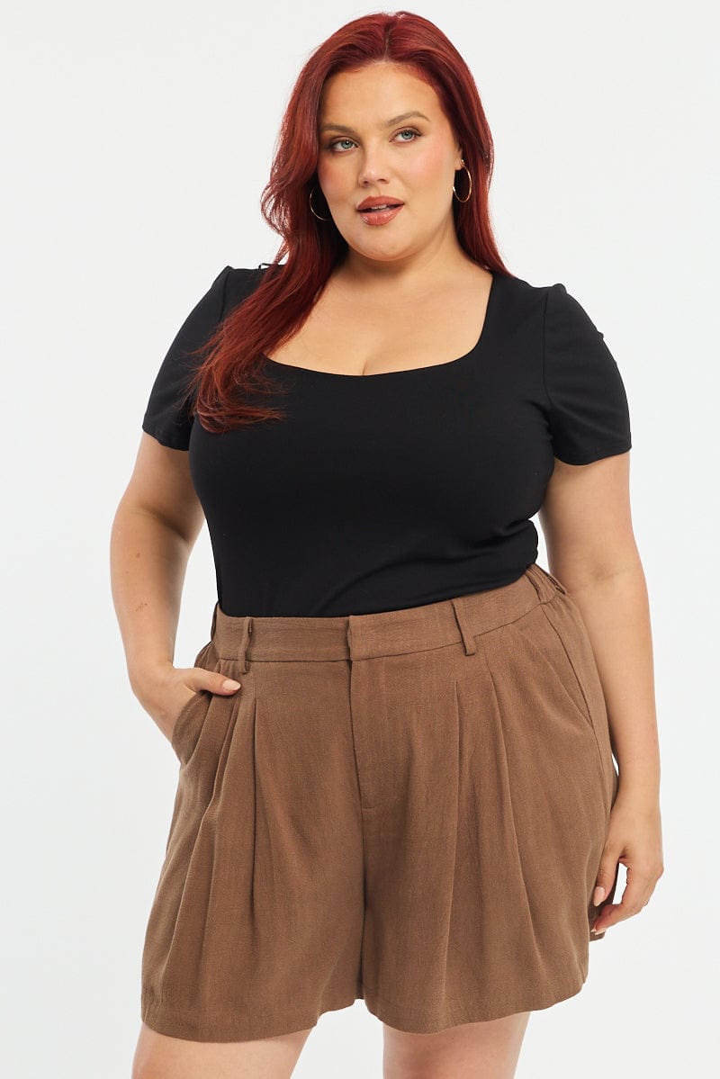 Black T-shirt Short Sleeve for YouandAll Fashion