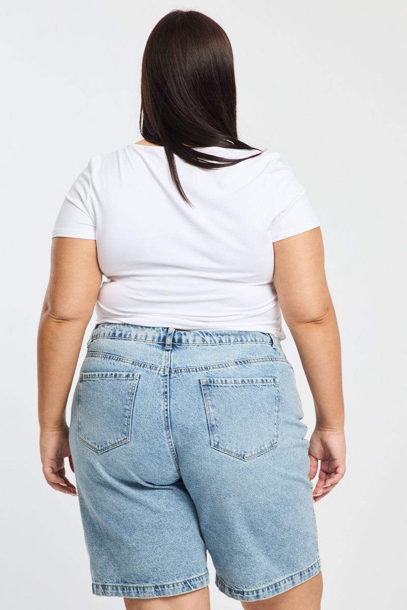 White T-shirt Short Sleeve for YouandAll Fashion