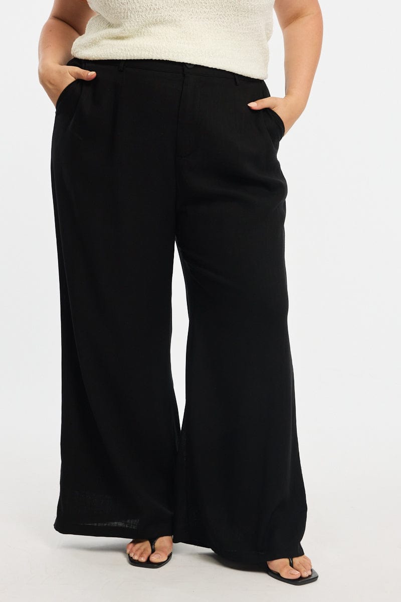 Black Wide Leg Pants for YouandAll Fashion