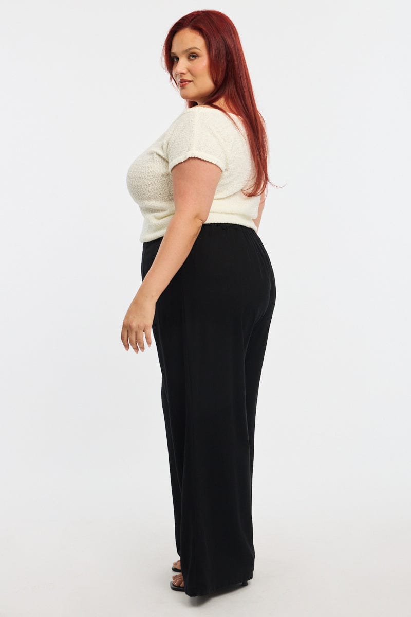 Black Wide Leg Pants for YouandAll Fashion
