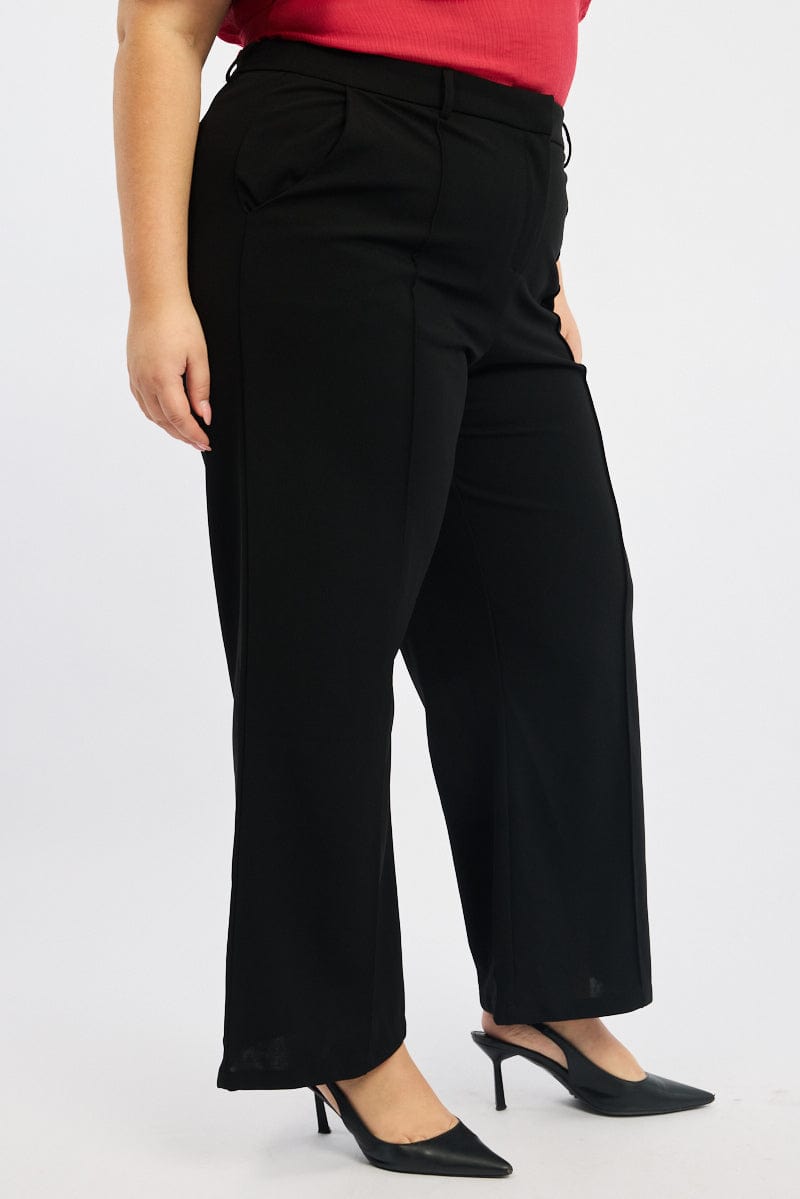 Black Tailored Work Pants for YouandAll Fashion