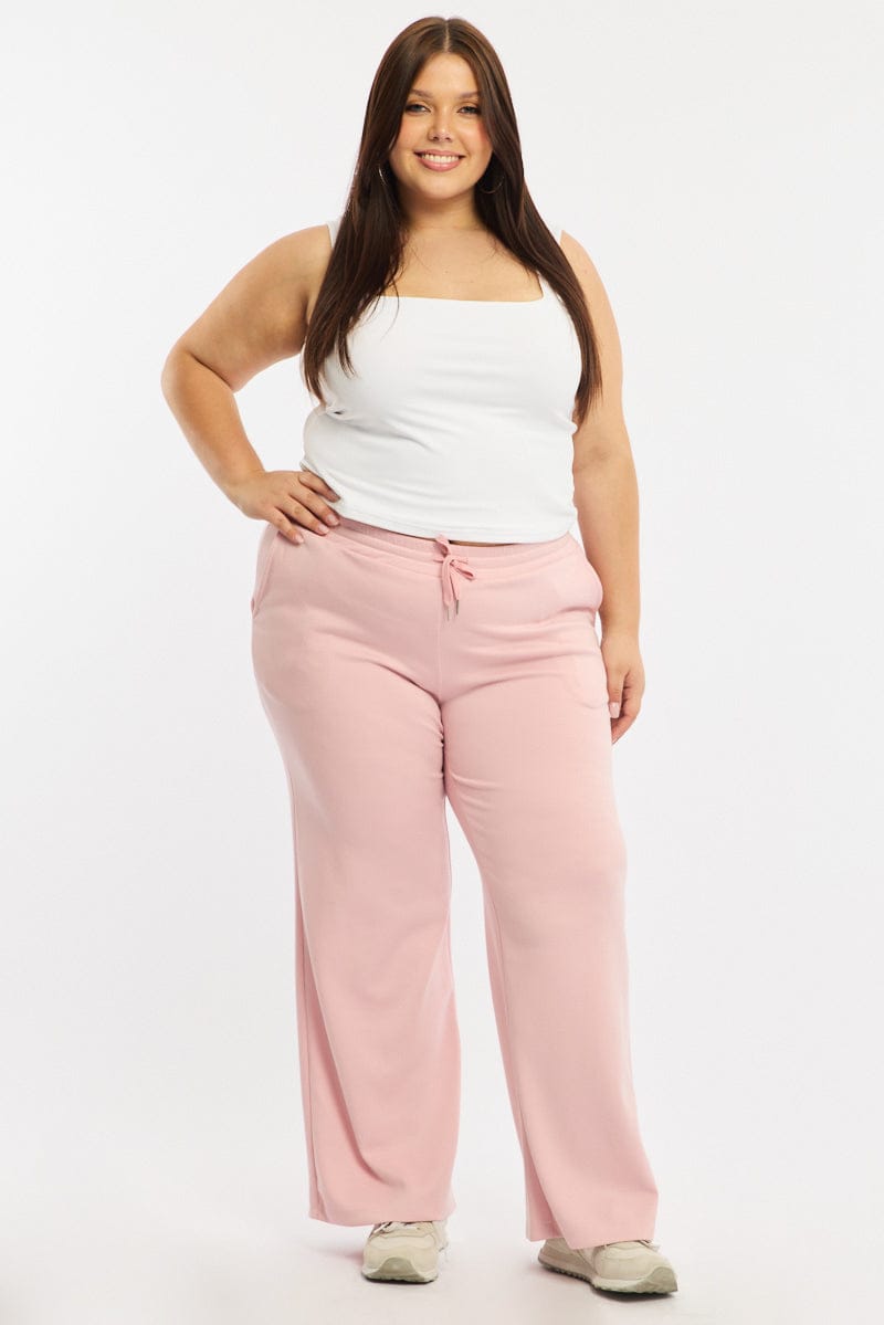 Pink Track Pants Soft Touch for YouandAll Fashion