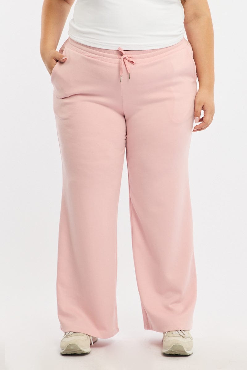 Pink Track Pants Soft Touch for YouandAll Fashion