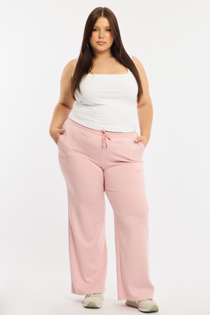 Pink Track Pants Soft Touch for YouandAll Fashion