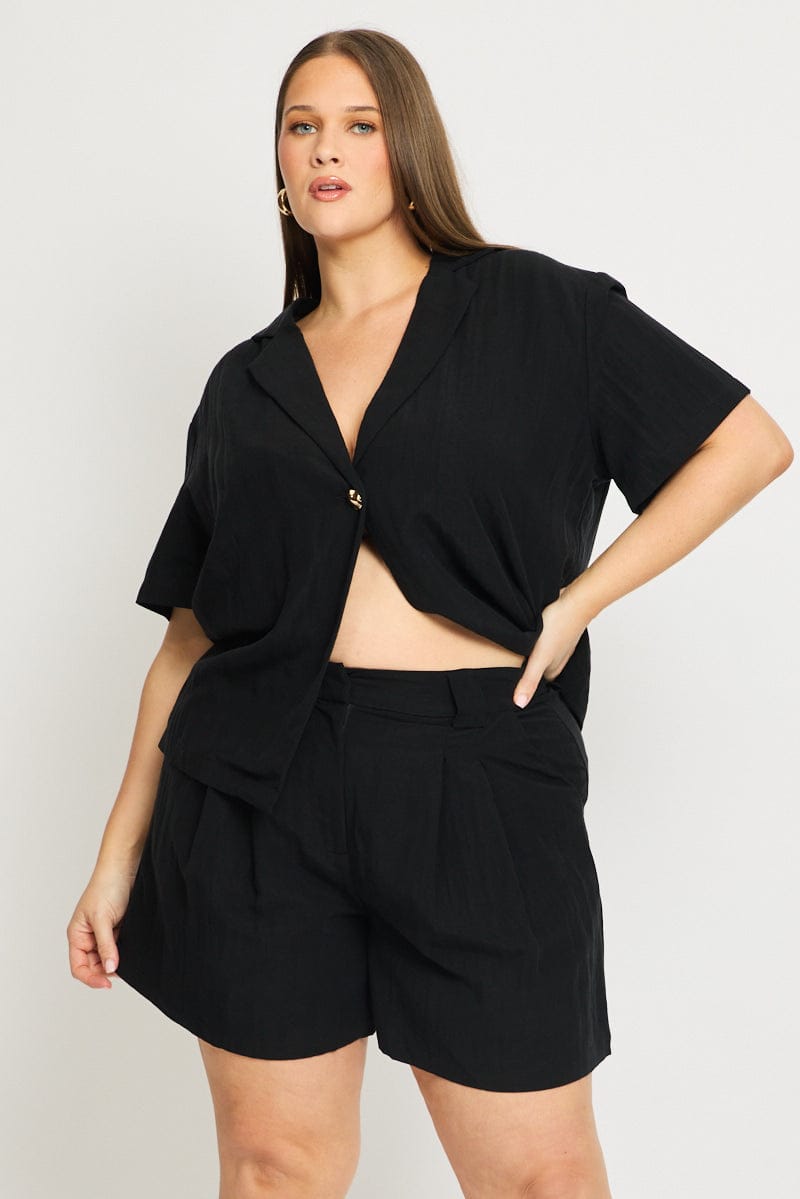 Black Bermuda Shorts for YouandAll Fashion