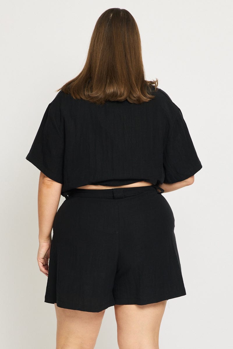Black Bermuda Shorts for YouandAll Fashion