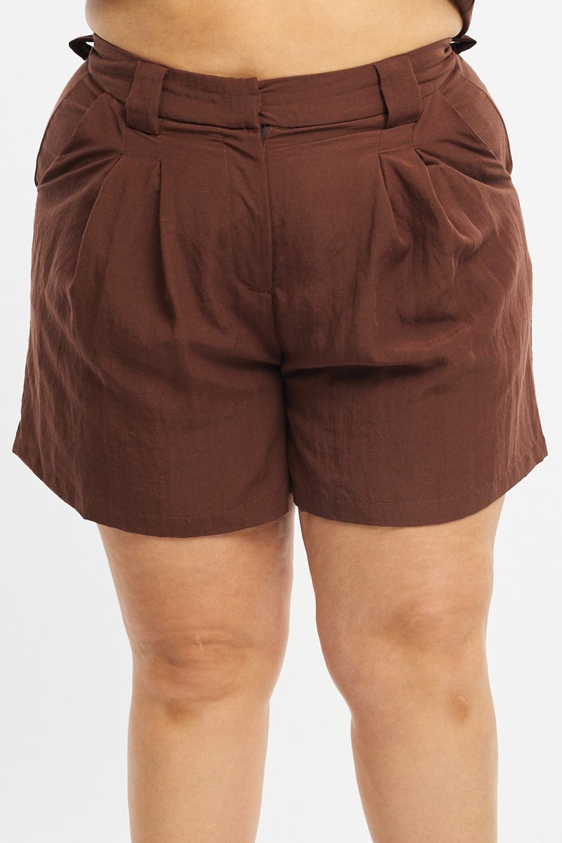 Brown Bermuda Shorts for YouandAll Fashion