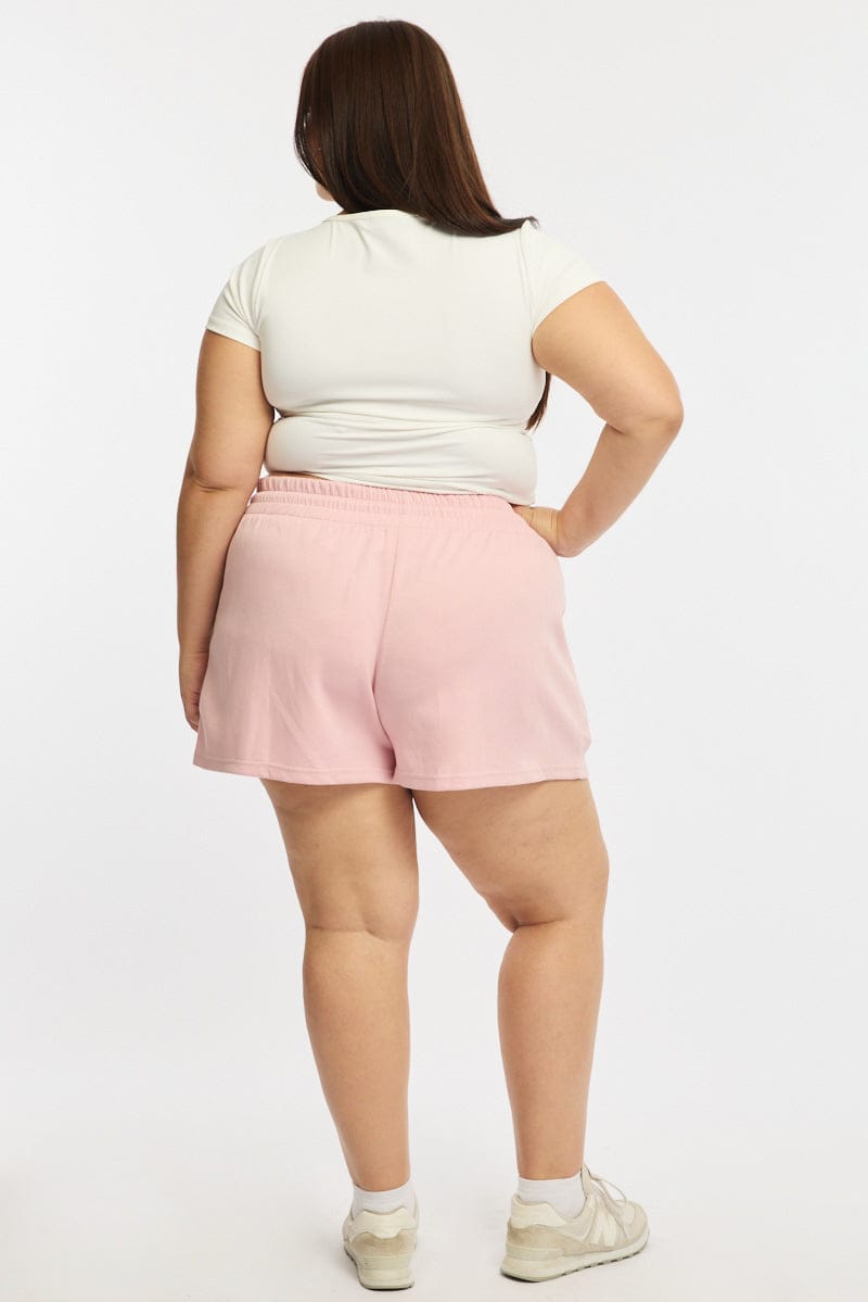 Pink Track Shorts for YouandAll Fashion