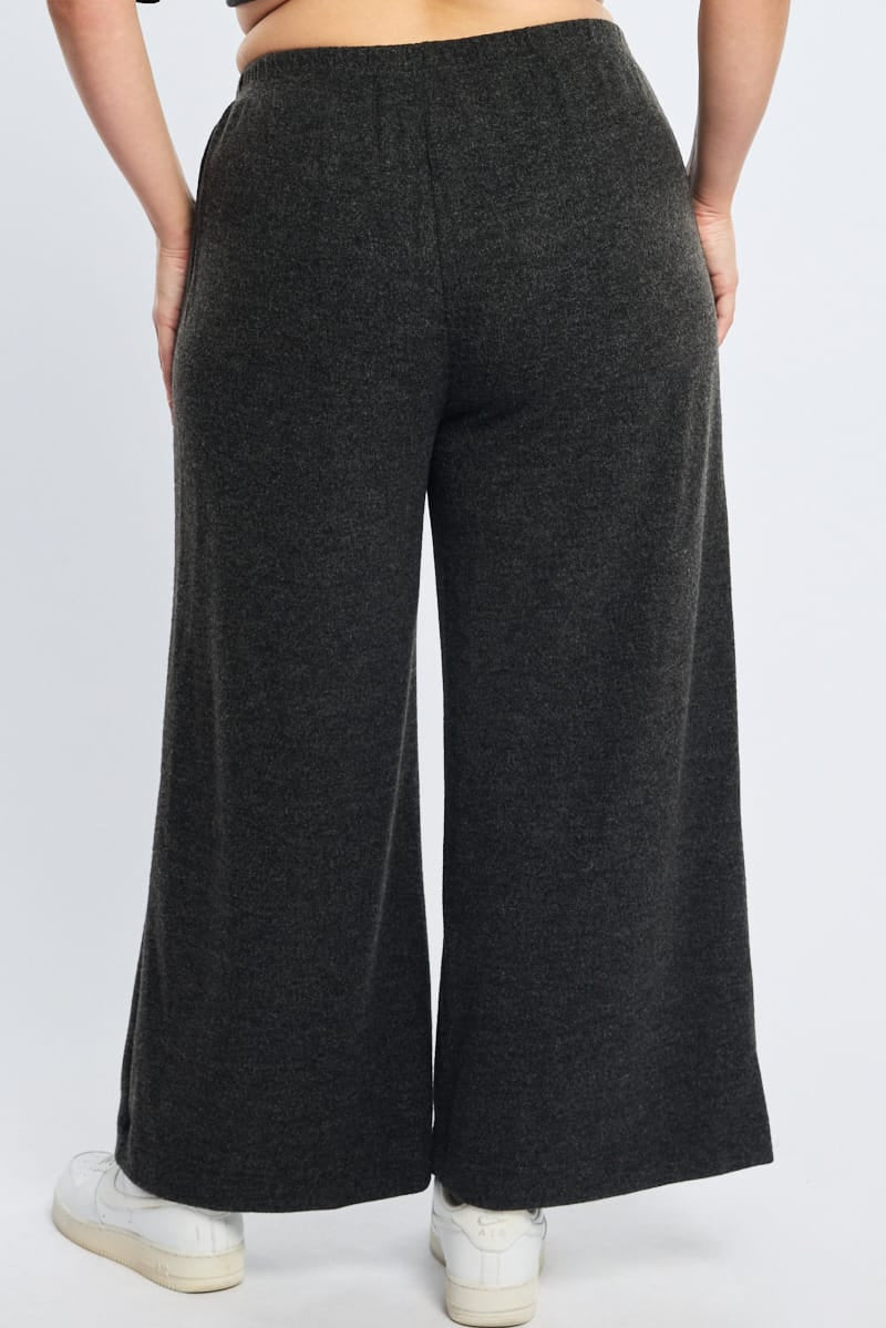 Grey Wide Leg Pants for YouandAll Fashion