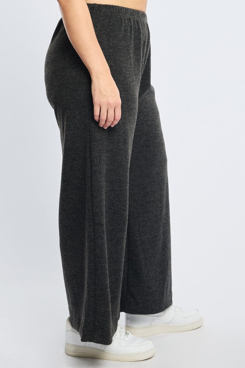 Grey Wide Leg Pants for YouandAll Fashion