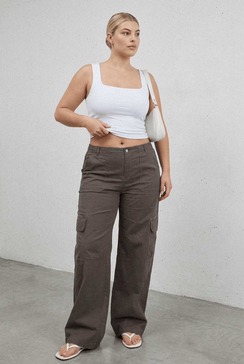 Grey Cargo Pant for YouandAll Fashion