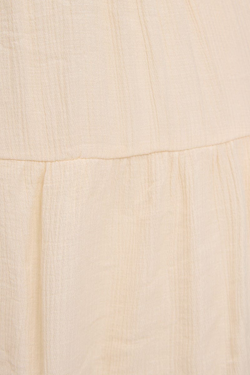 White Skorts Elastic Waist for YouandAll Fashion