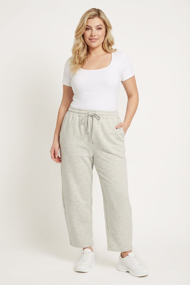 Grey Track Pants Long for YouandAll Fashion