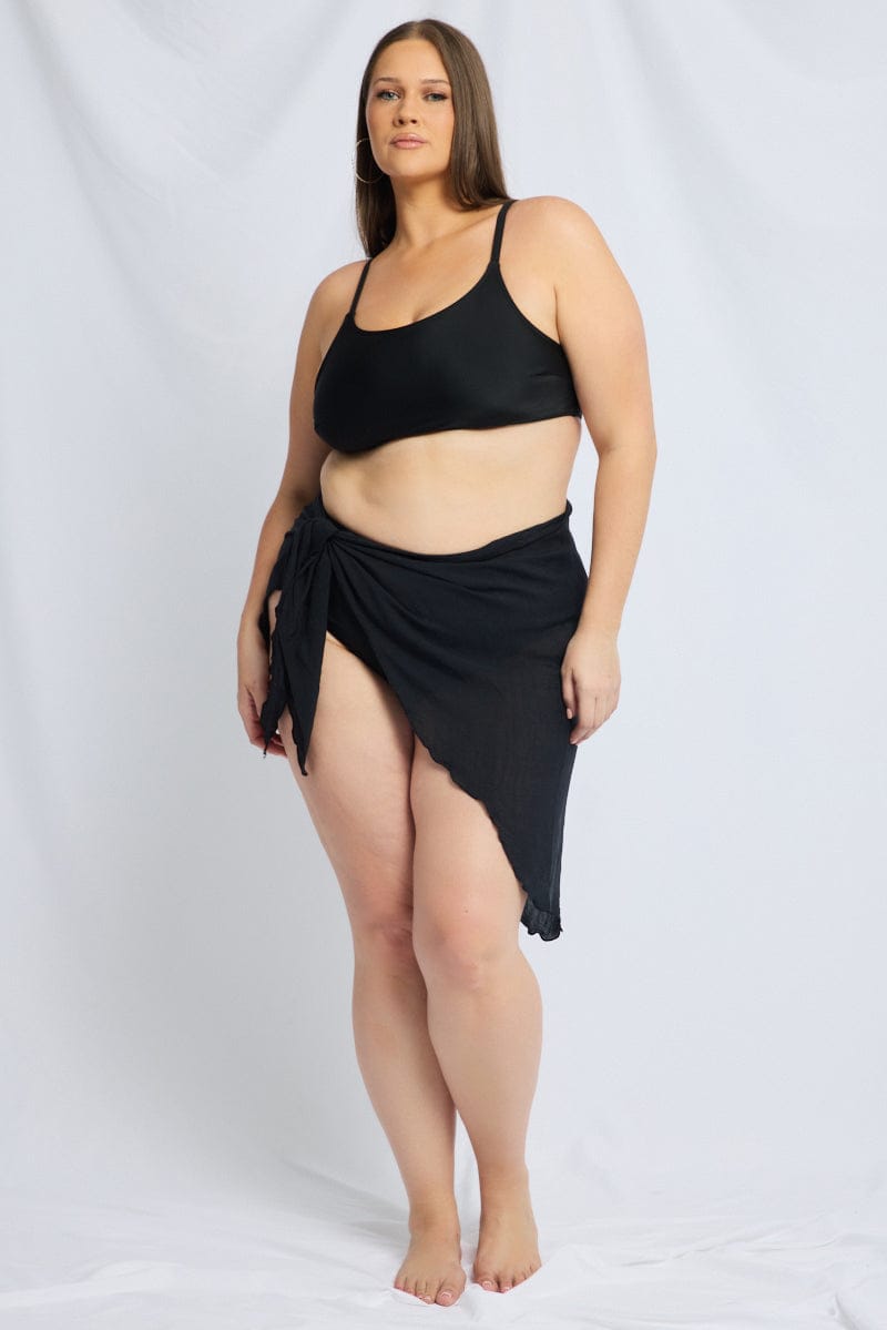 Black Beach Sarong for YouandAll Fashion