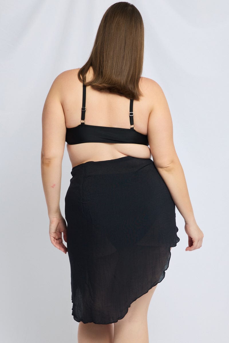Black Beach Sarong for YouandAll Fashion