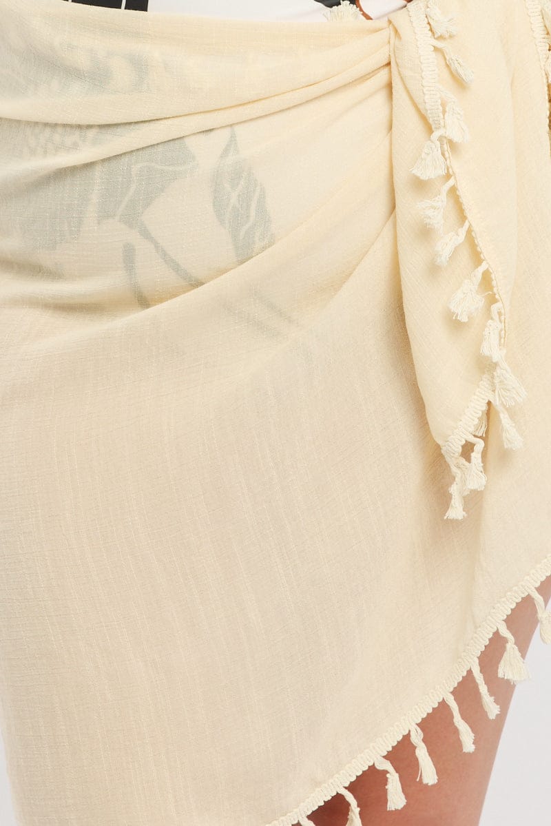 Beige Beach Sarong for YouandAll Fashion