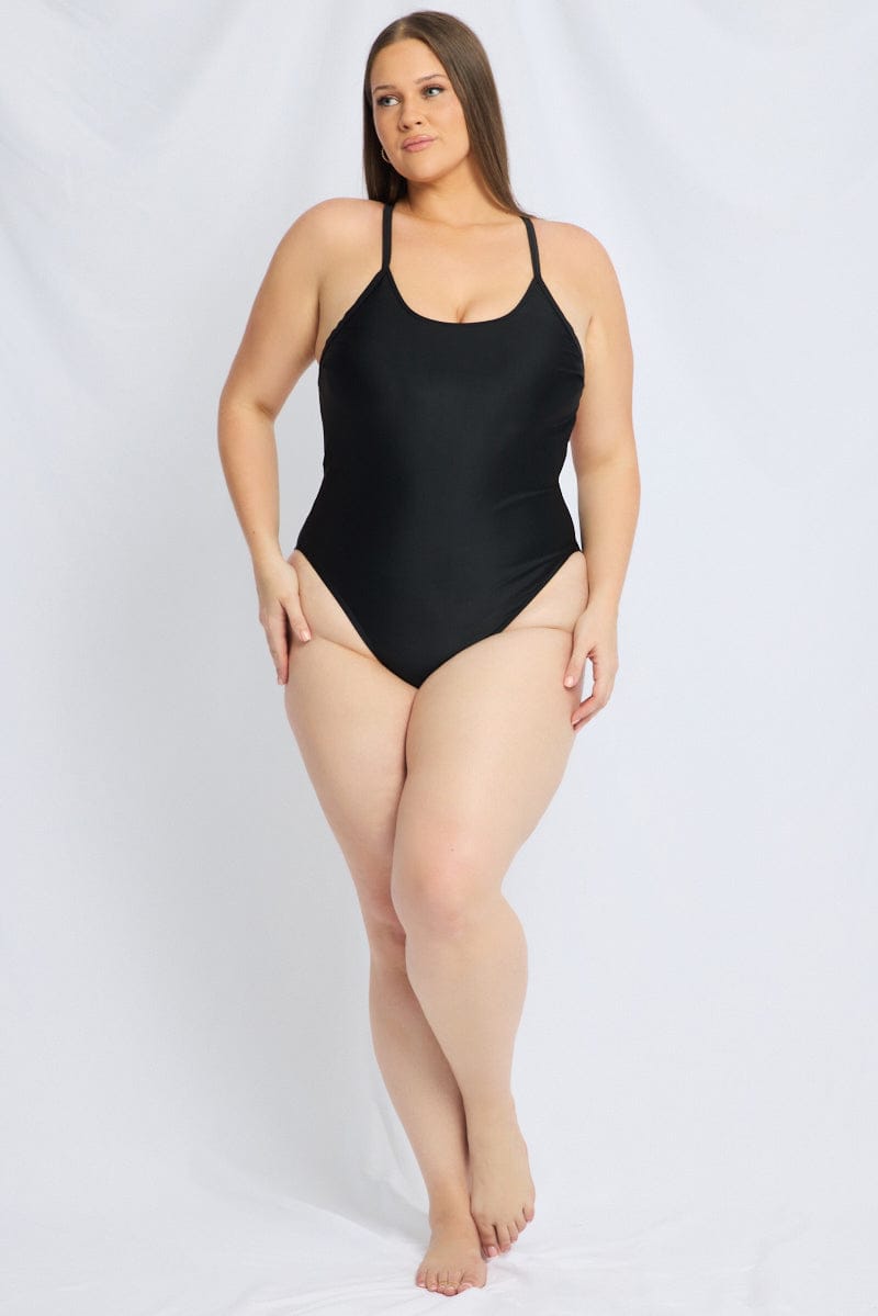Black One Piece Swimsuit for YouandAll Fashion