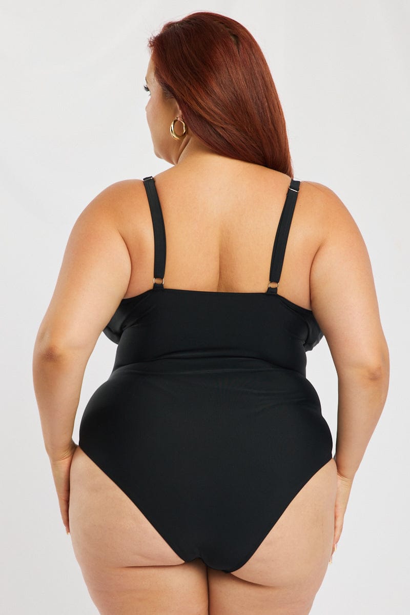 Black One Piece Swimsuit for YouandAll Fashion