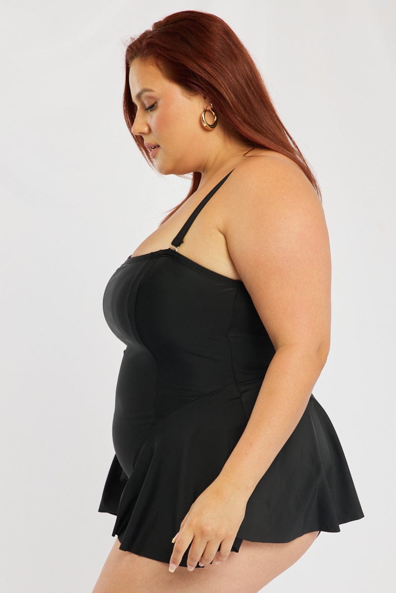 Black One Piece Swimsuit for YouandAll Fashion