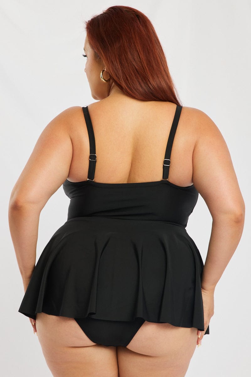 Black One Piece Swimsuit for YouandAll Fashion