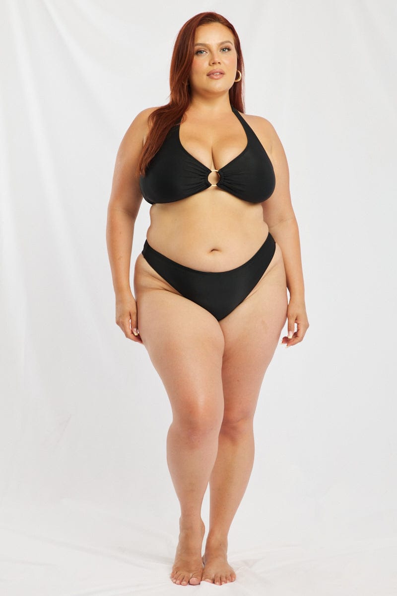 Black Ring Detail Bikini Set for YouandAll Fashion