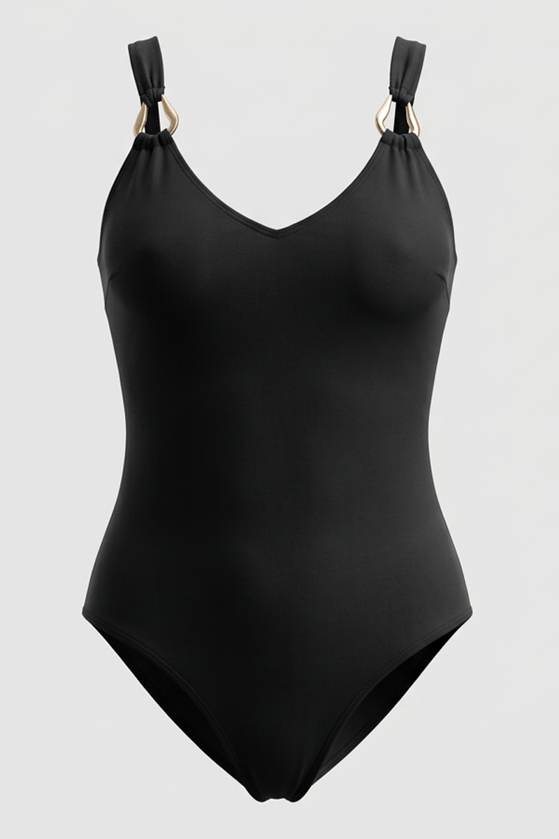 Black One Piece Swimsuit for YouandAll Fashion
