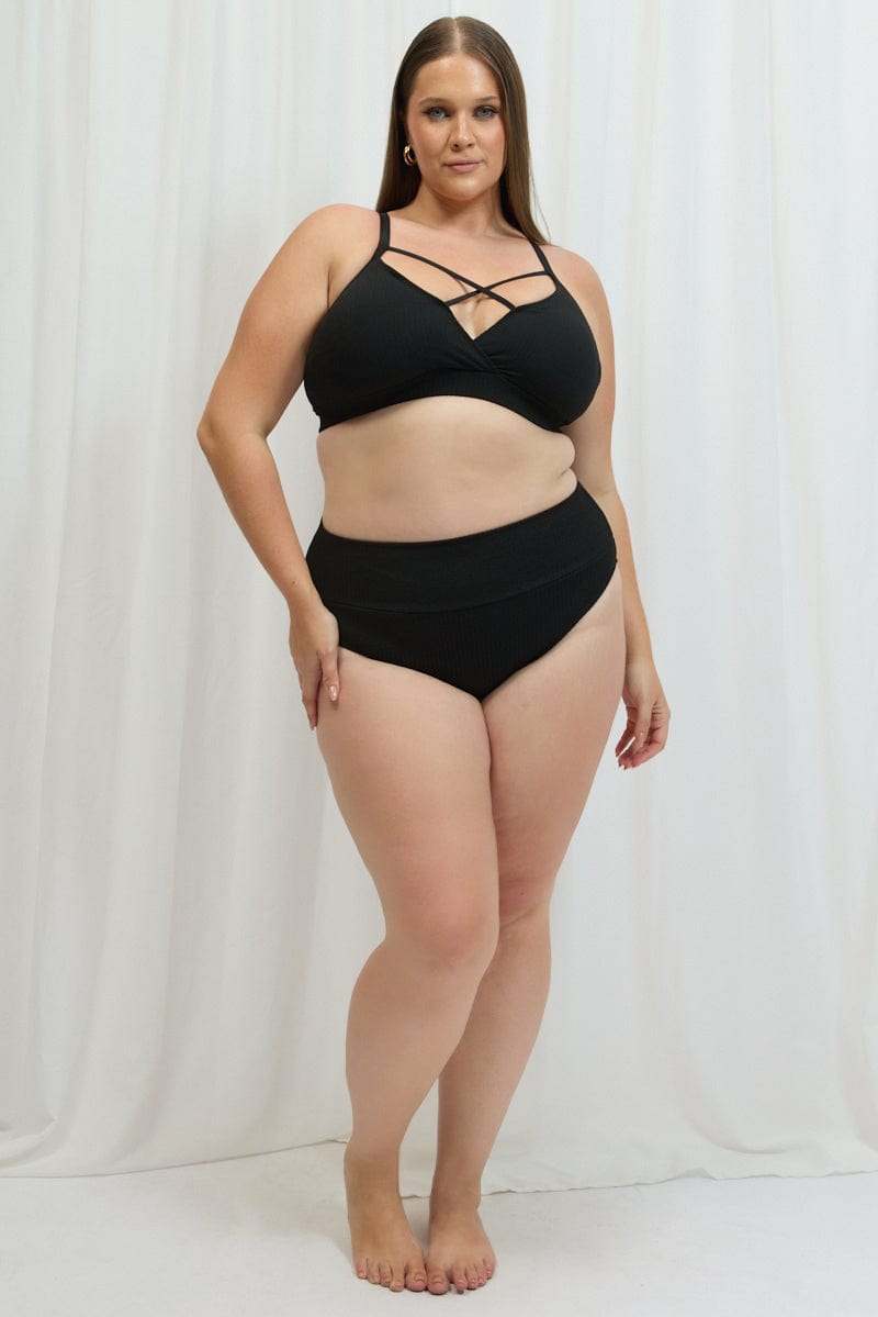 Black Strappy Bikini Set for YouandAll Fashion