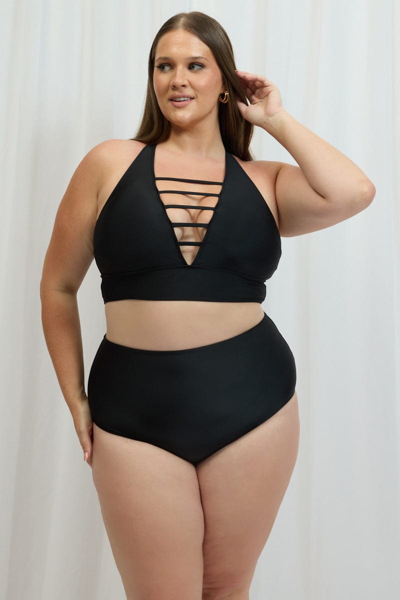 Black Cut Out Bikini Set for YouandAll Fashion