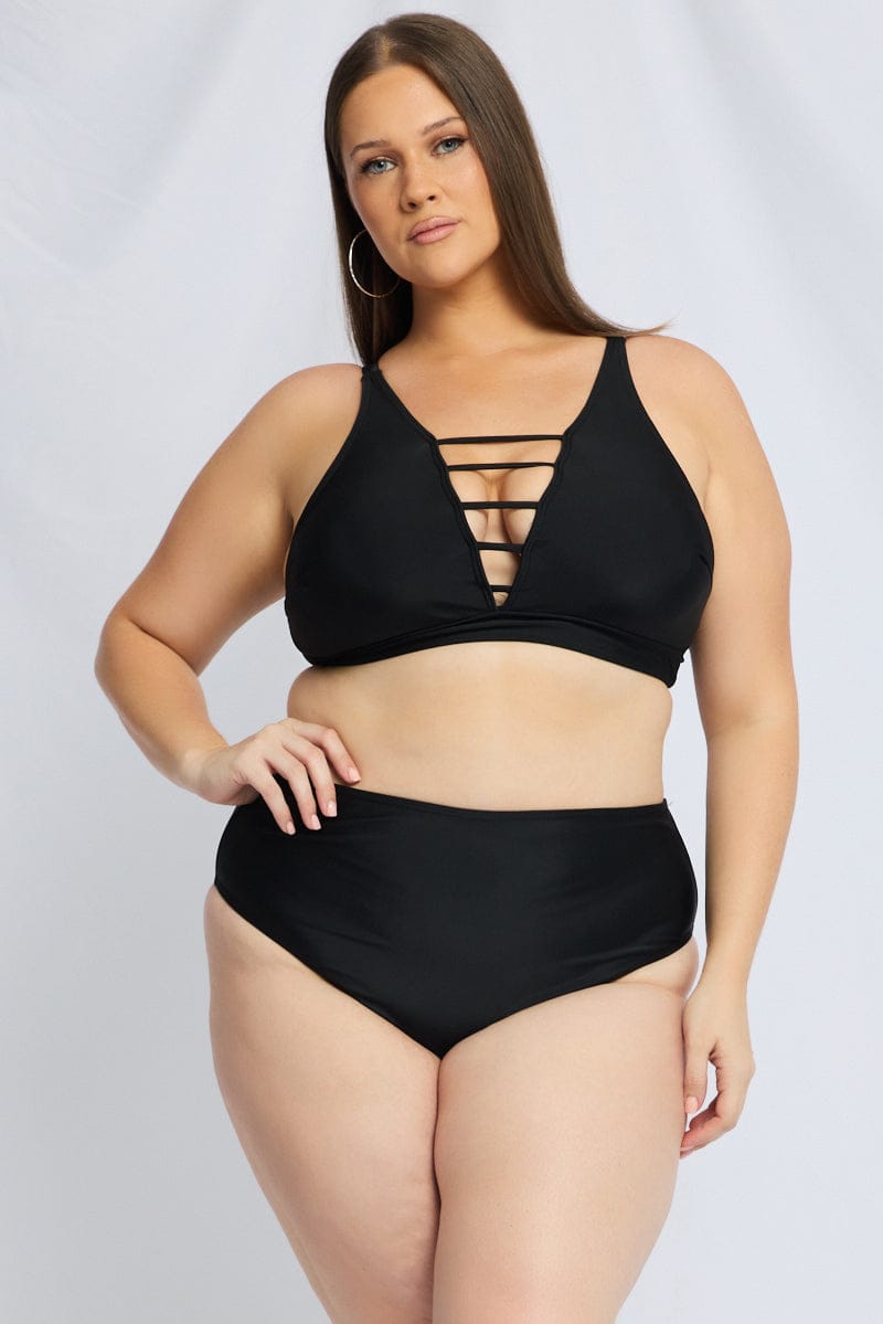 Black Cut Out Detail Bikini Set for YouandAll Fashion