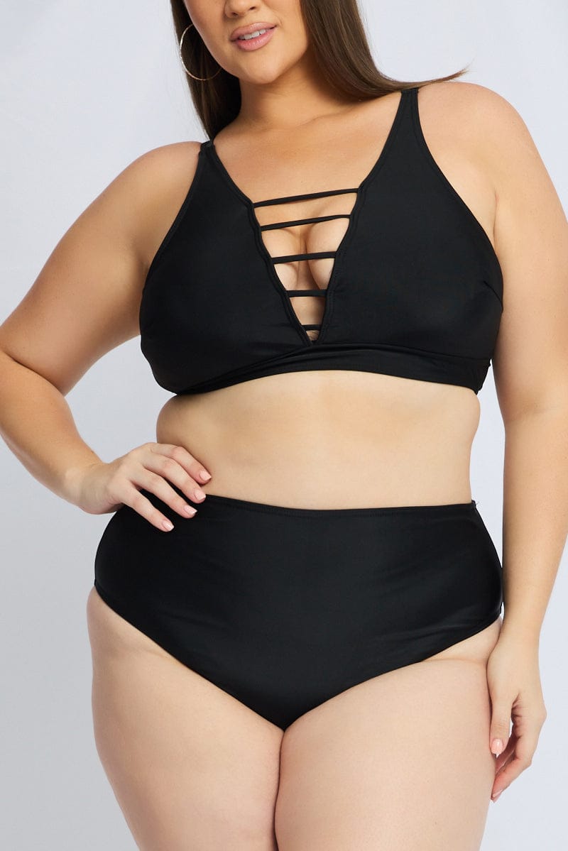 Black Cut Out Detail Bikini Set for YouandAll Fashion