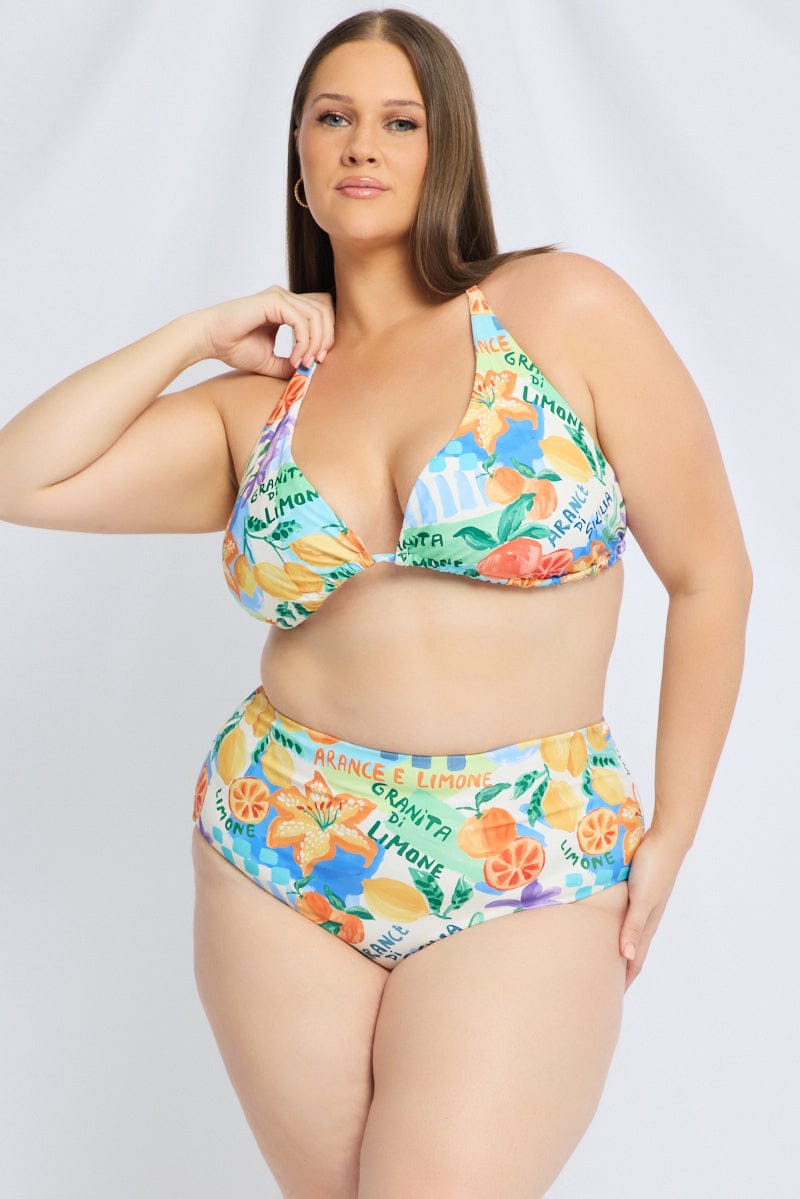 Multi Abstract Triangle Bikini Set for YouandAll Fashion