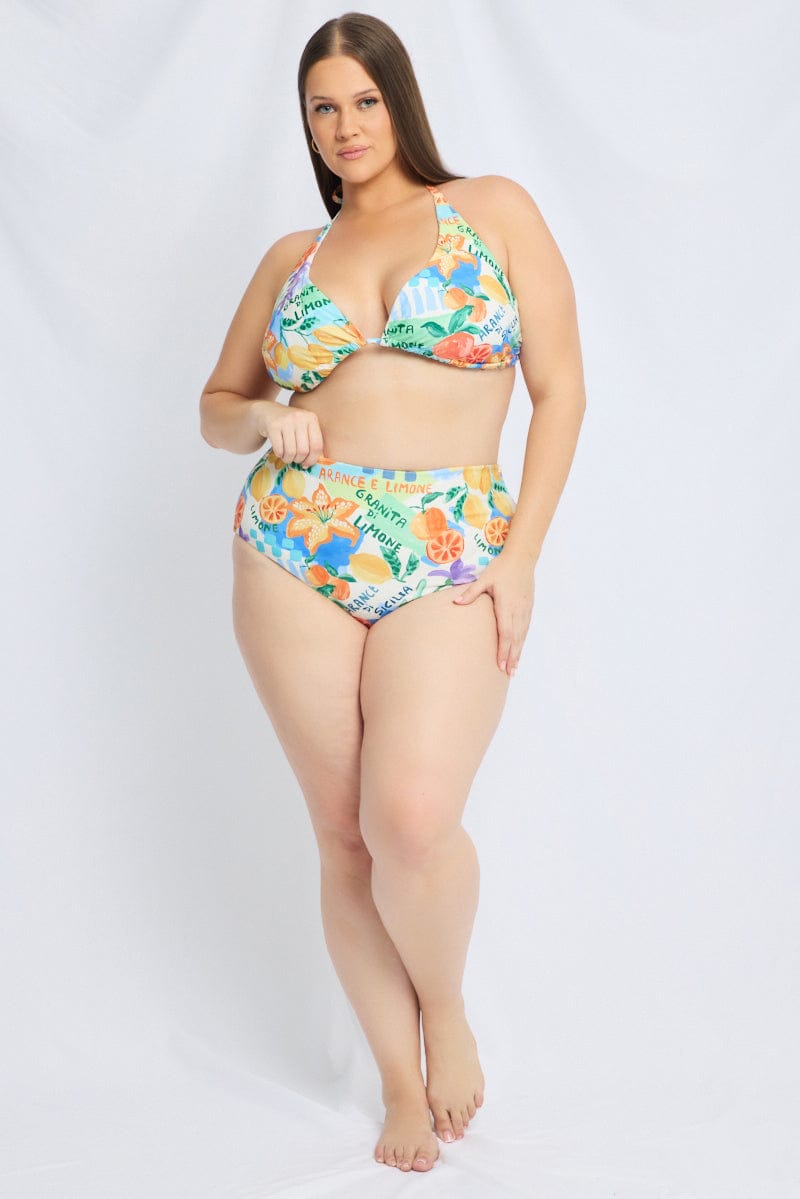 Multi Abstract Triangle Bikini Set for YouandAll Fashion