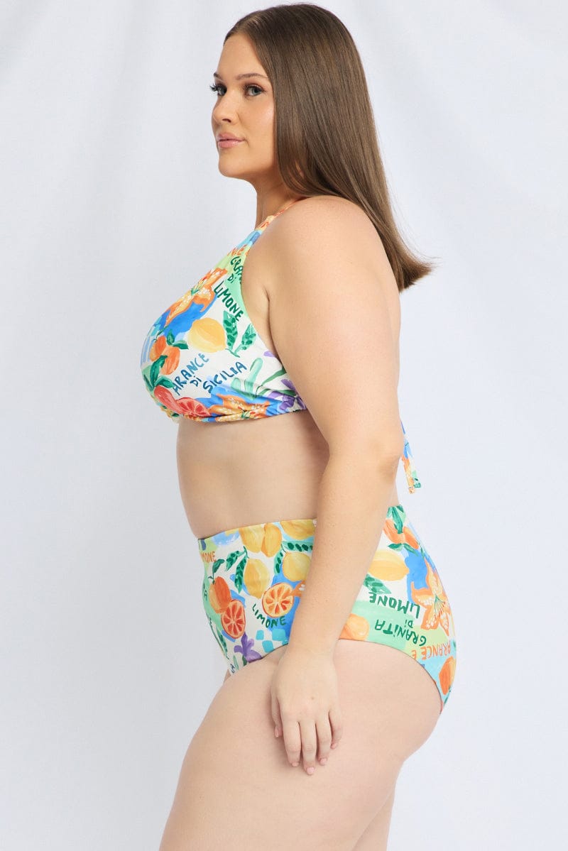 Multi Abstract Triangle Bikini Set for YouandAll Fashion