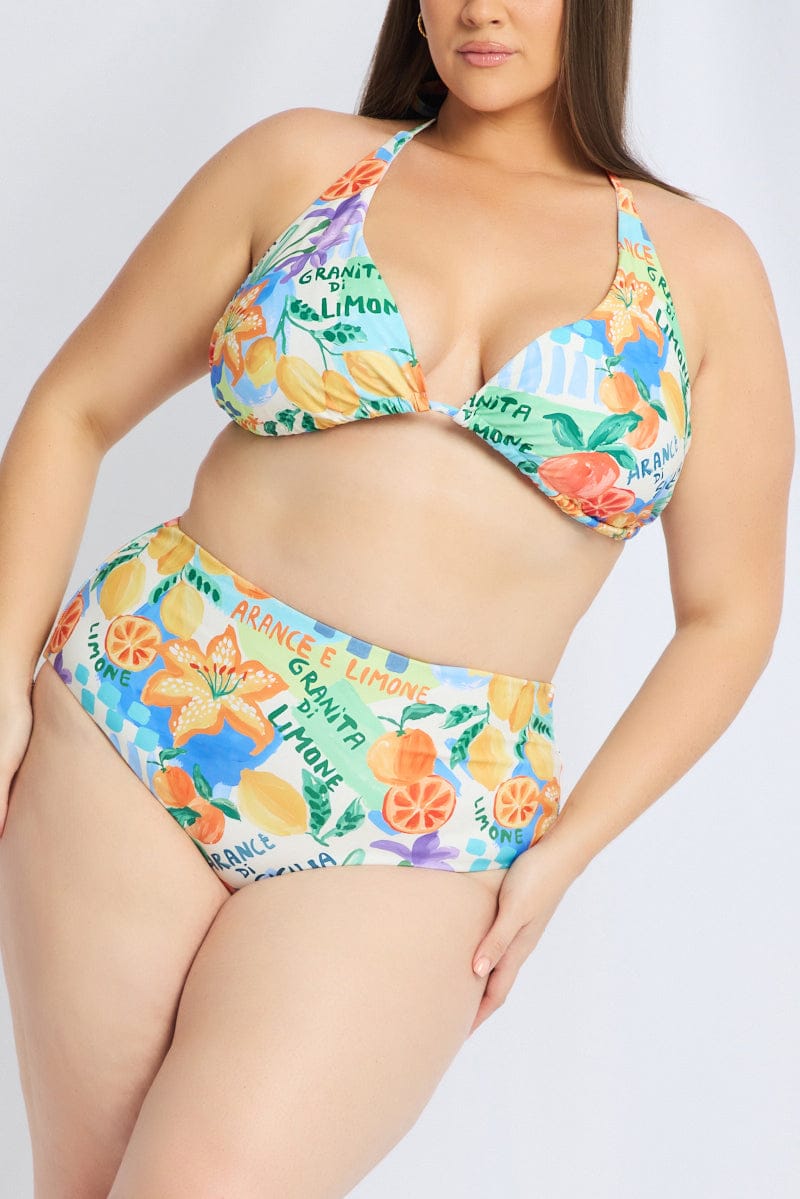 Multi Abstract Triangle Bikini Set for YouandAll Fashion