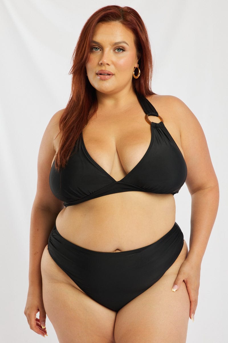 Black Ring Detail Bikini Set for YouandAll Fashion