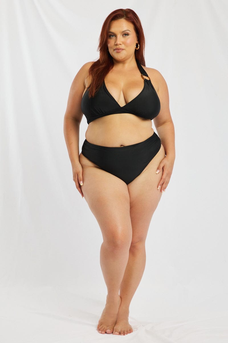 Black Ring Detail Bikini Set for YouandAll Fashion