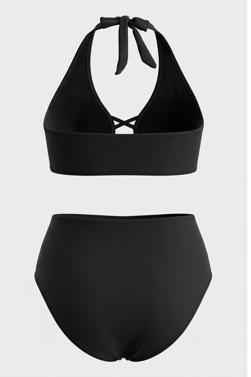 Black Cut Out Bikini Set for YouandAll Fashion