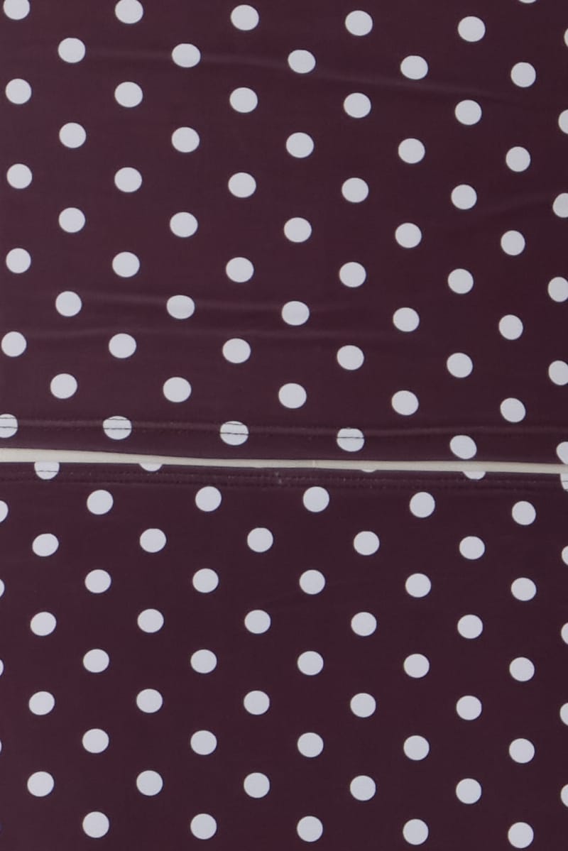 Brown Polka Dot V-neck Bikini Set for YouandAll Fashion