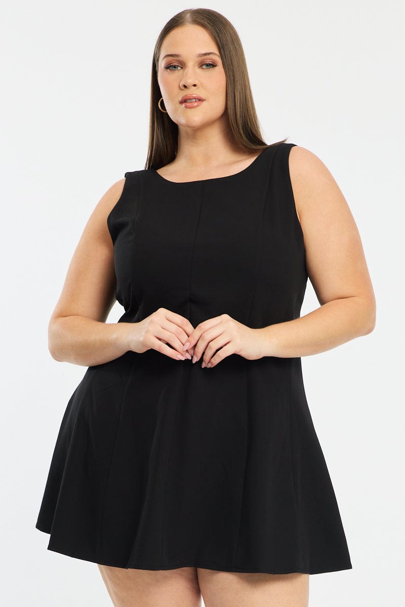 princess polly baby blue dress Plus size Long Sleeve Fleecey Skater dress with pockets in orange spic –  Joolz Fashion main image 0