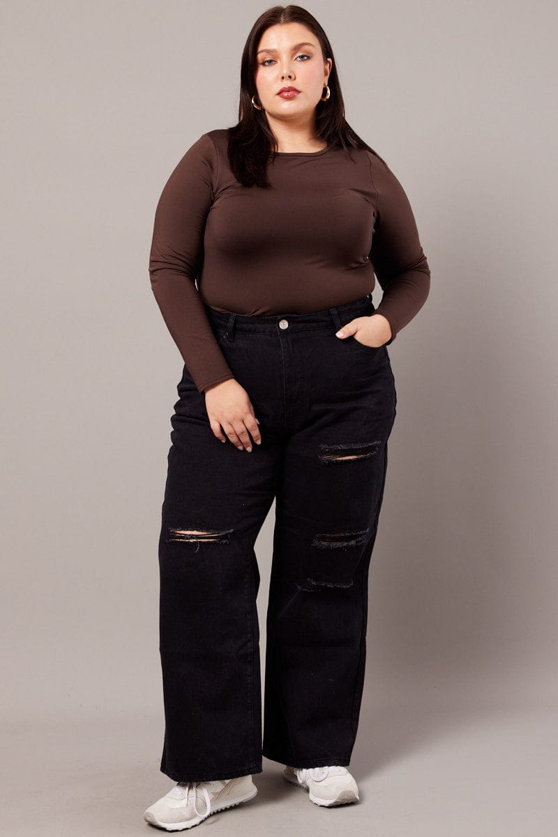 Boyfriend Jeans Ripped Jeans For Plus Size Ladies Ripped Jeans