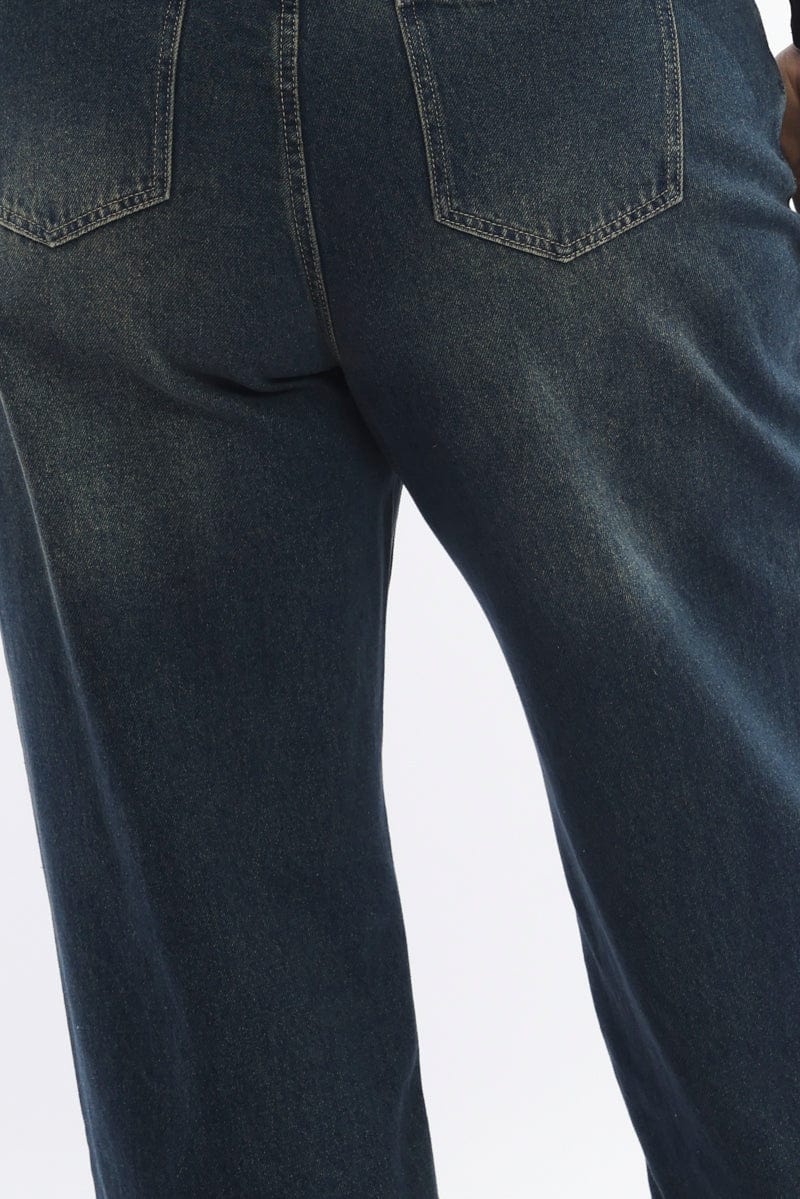 Denim Baggy Jeans High rise for YouandAll Fashion