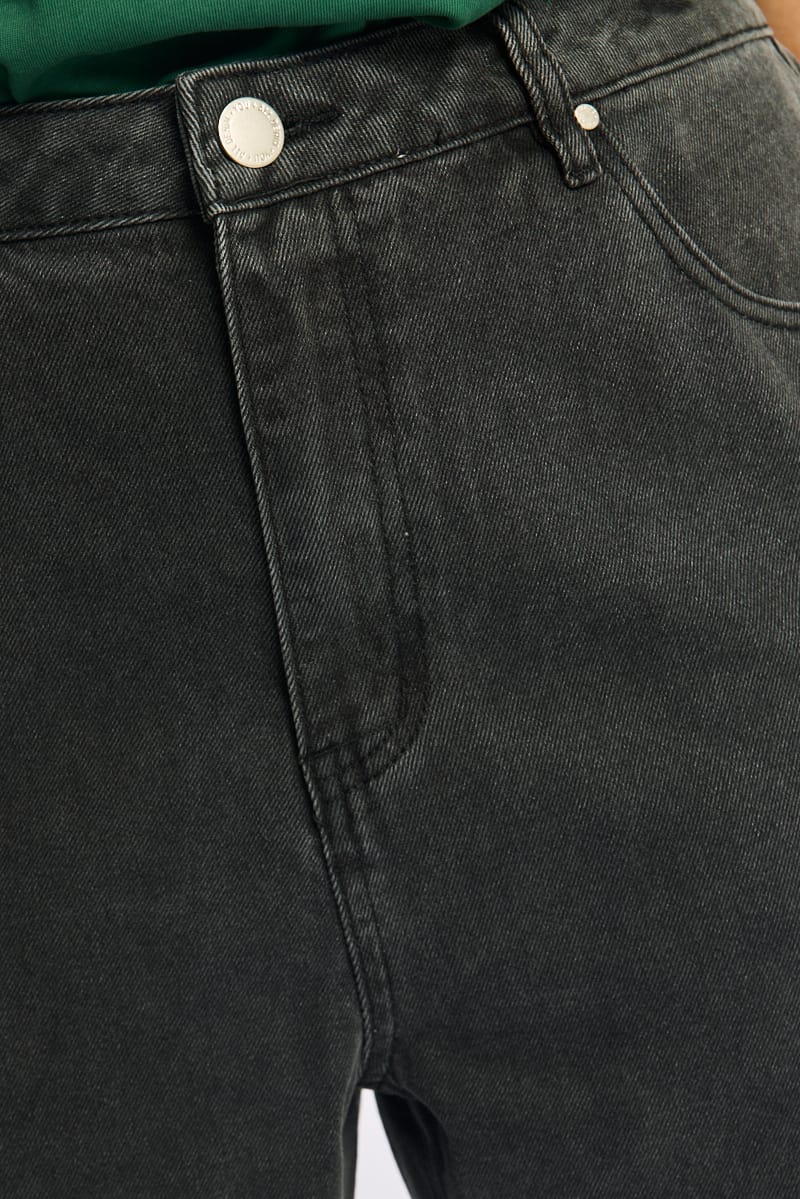 Denim Wide Leg Jeans Mid Rise for YouandAll Fashion