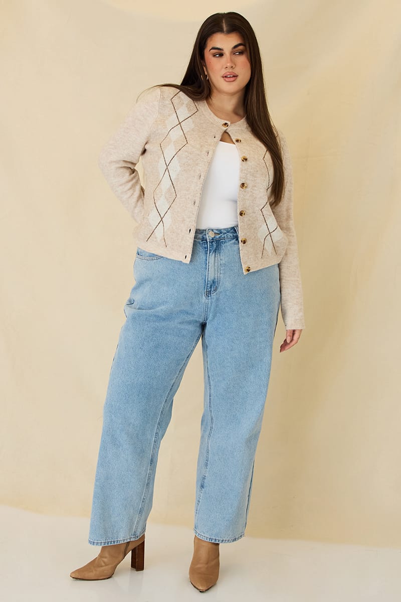 Denim Wide Leg Jeans Mid Rise for YouandAll Fashion