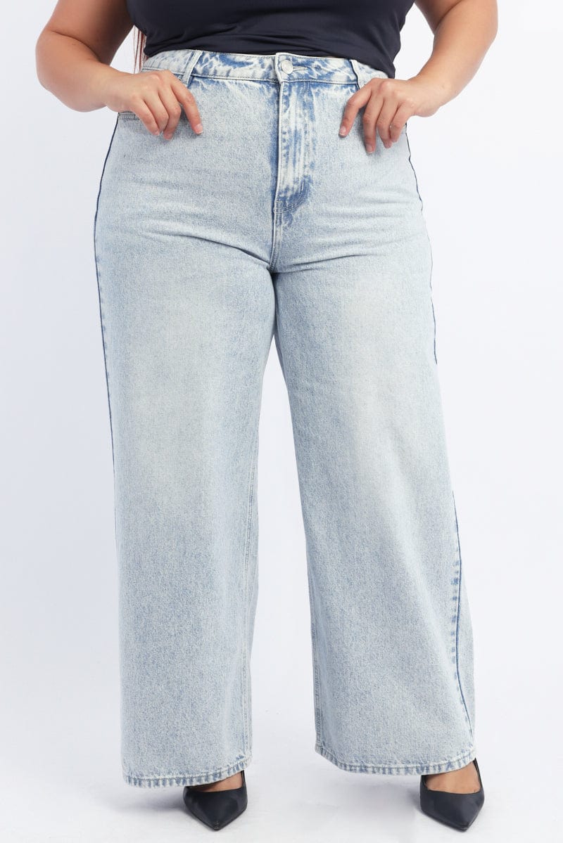 Denim Wide Leg Jeans You All