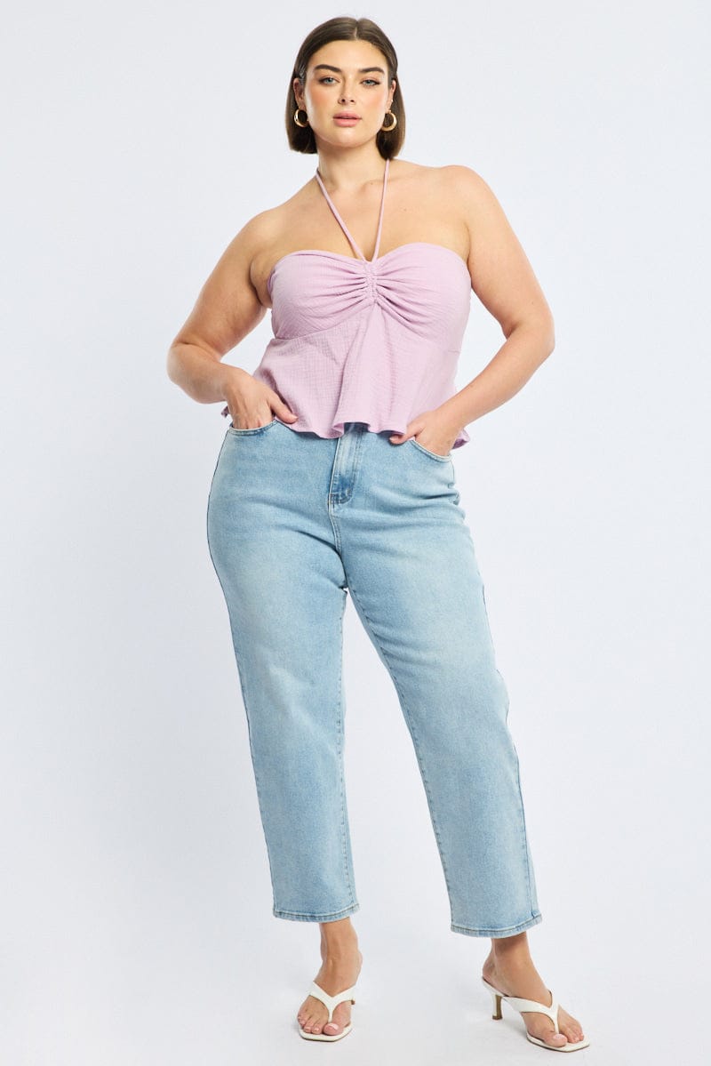 Denim Skinny Jeans Mid Rise for YouandAll Fashion