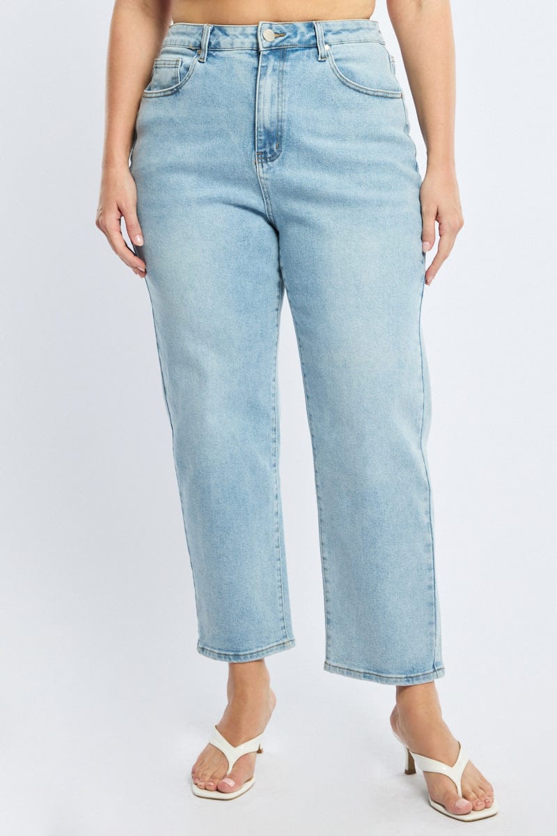 Denim Skinny Jeans Mid Rise for YouandAll Fashion