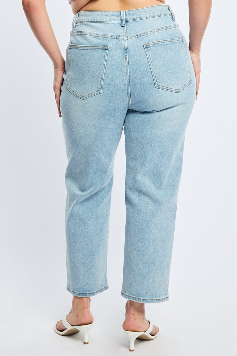 Denim Skinny Jeans Mid Rise for YouandAll Fashion