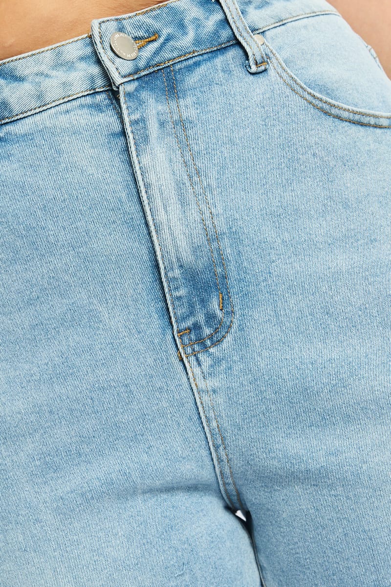 Denim Skinny Jeans Mid Rise for YouandAll Fashion